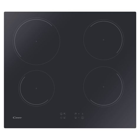 Candy CI642C/E1 Induction Hob 4 Cooking Zone Touch Control 60cm Black