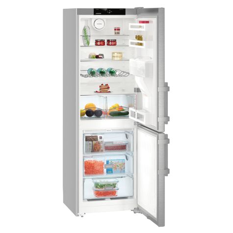 Liebherr CNEF3535 Fridge Freezer Freestanding NoFrost 305 Litre Silver