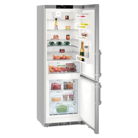 Liebherr CNEF5715 Fridge Freezer Freestanding NoFrost 402 Litre Silver