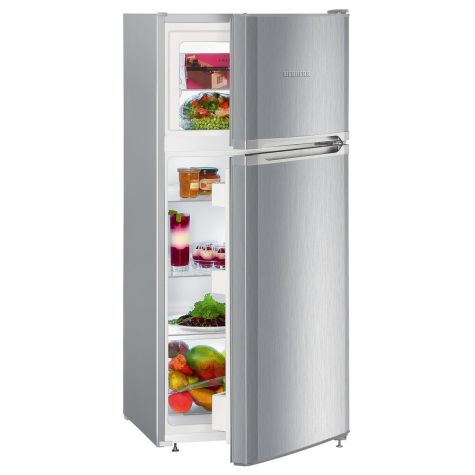 Liebherr CTel2131 Fridge Freezer Freestanding 196 litre A++ Silver