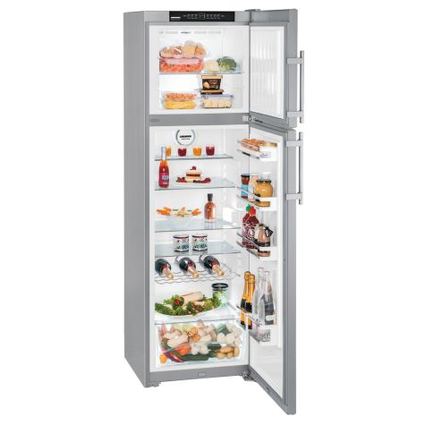 Liebherr CTNesf3663 Fridge Freezer Freestanding Premium NoFrost Silver