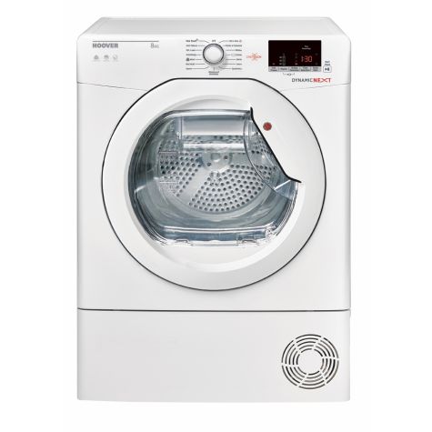 Hoover DXC8DE Tumble Dryer Condenser White 8kg Sensor B Energy Rating