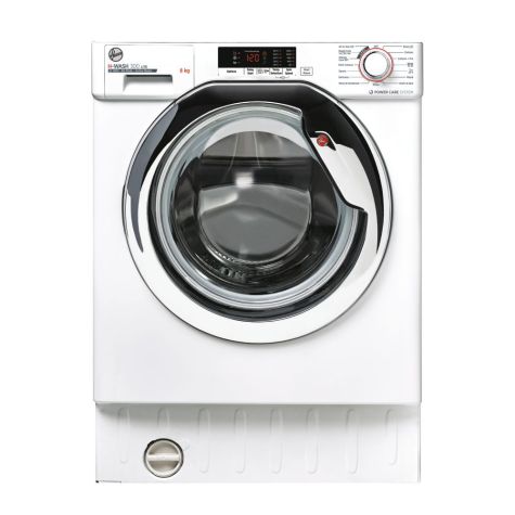 Hoover HBWS48D2ACE Washing Machine Fully Integrated 1400rpm 8kg White