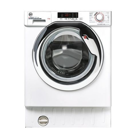 Hoover HBWS49D2ACE Washing Machine Fully Integrated 1400rpm 9kg White