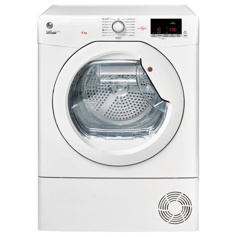 Hoover HLEC8DE Tumble Dryer Condenser Freestanding 8kg 60cm White