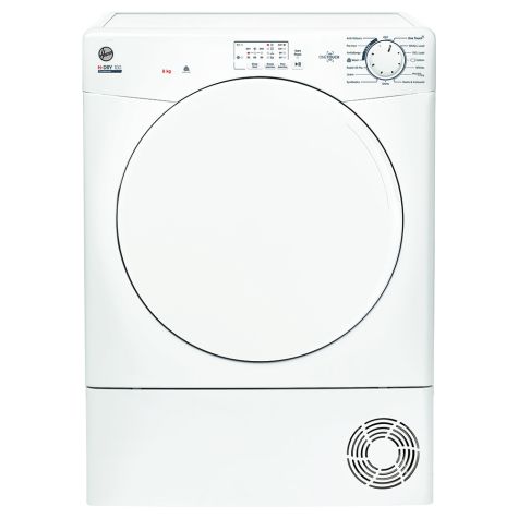 Hoover HLEC8LF Tumble Dryer Condenser Freestanding 8kg 60cm White