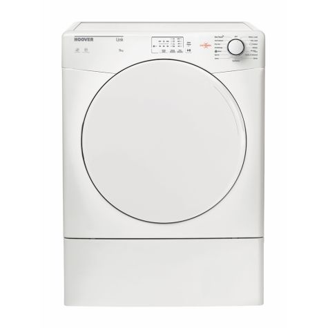 Hoover HLV9LF Tumble Dryer Freestanding Vented Sensor Dry 9kg White