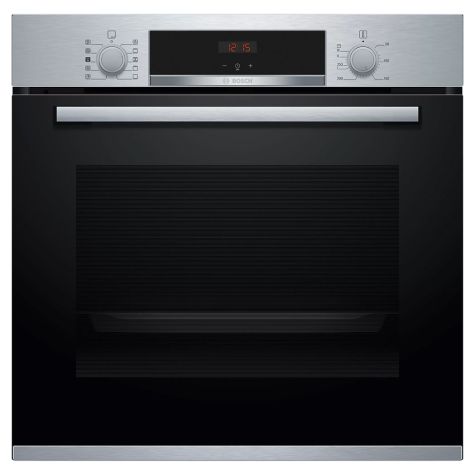 Bosch Serie 4 HRS534BS0B Built In Oven Electric Steam 71 Litre A Class