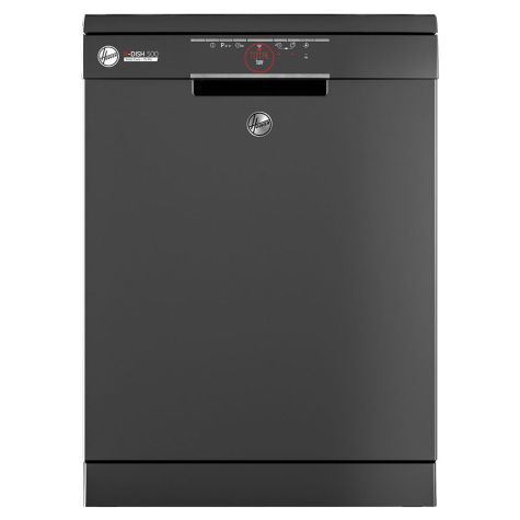 Hoover HSF5E3DFA1 Dishwasher Full Size Freestanding 15 Place Setting Graphite