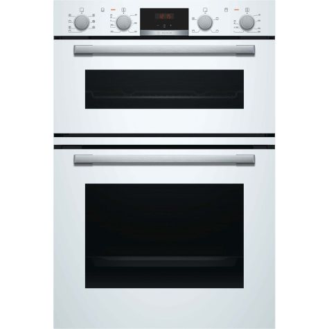 Bosch Serie 4 MBS533BW0B Built In Oven Electric Double White