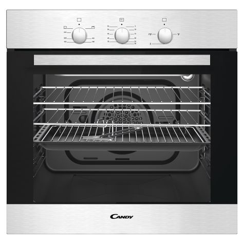 Candy OVGF12X Built In Oven Gas Conventional 54 Litre Stainless Steel