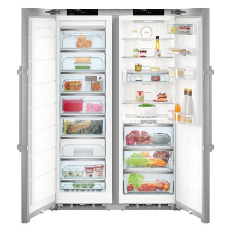 Liebherr SBSes8773 635L NoFrost Freestanding American Fridge Freezer