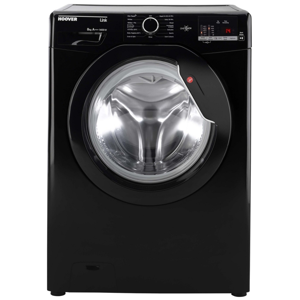 Hoover DHL1482DBB Washing Machine Freestanding 1400rpm 8kg A+++ Black