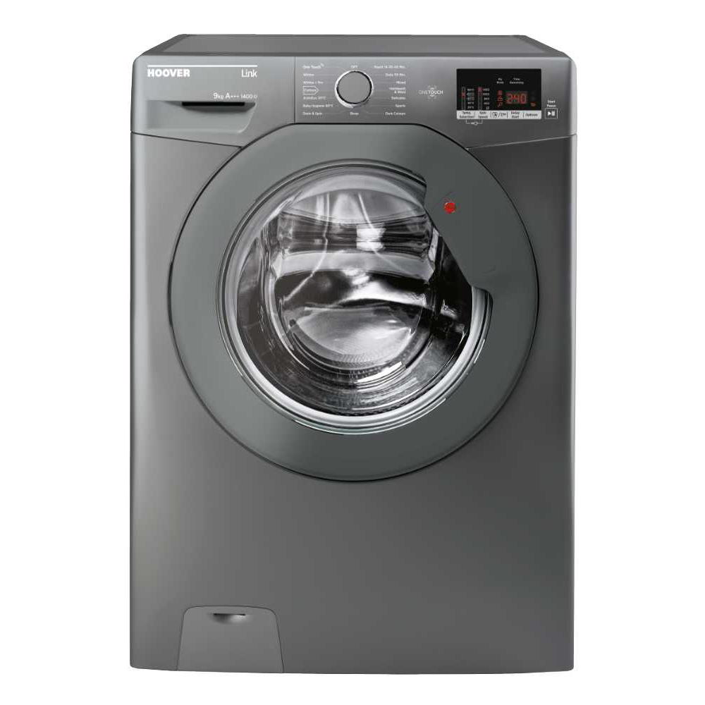 Hoover DHL1492DR3R Washing Machine Freestanding 1400rpm 9kg Graphite A+++