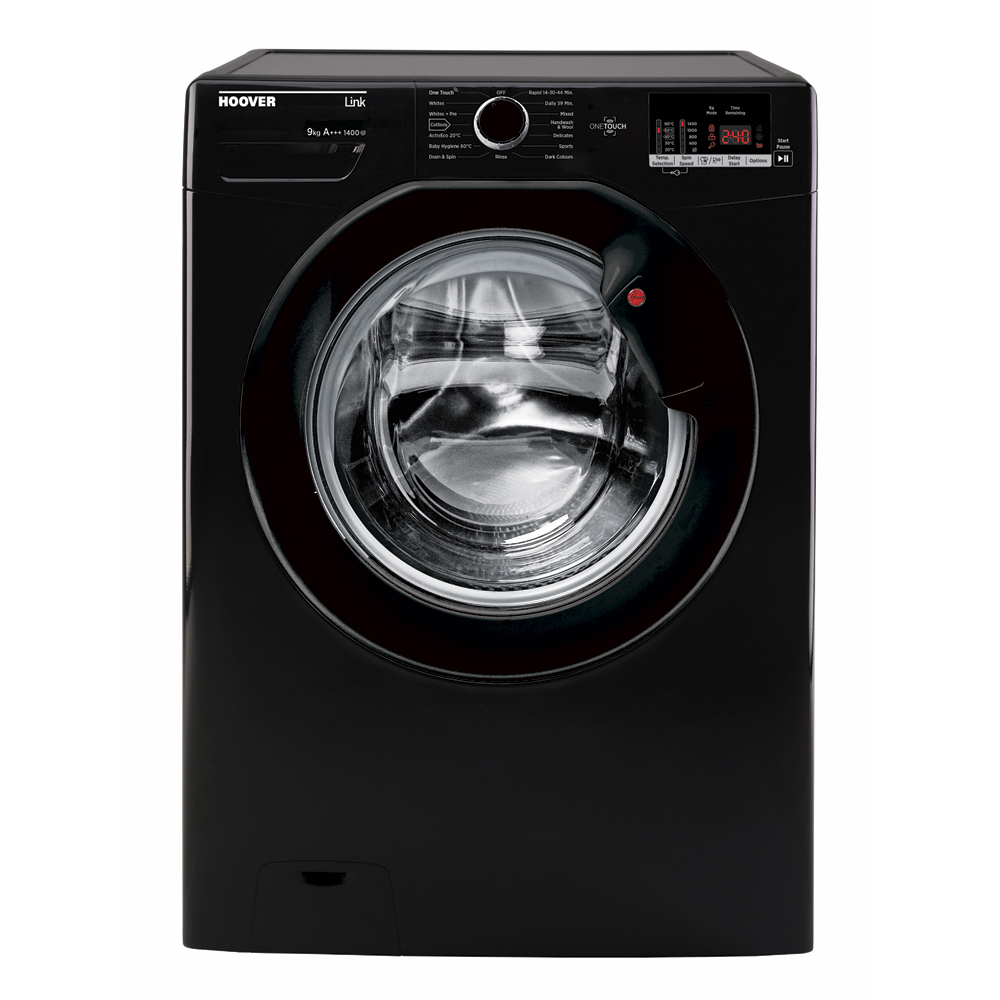 Hoover DHL149DB3B Washing Machine Freestanding 9kg 1400rpm A+++ Black