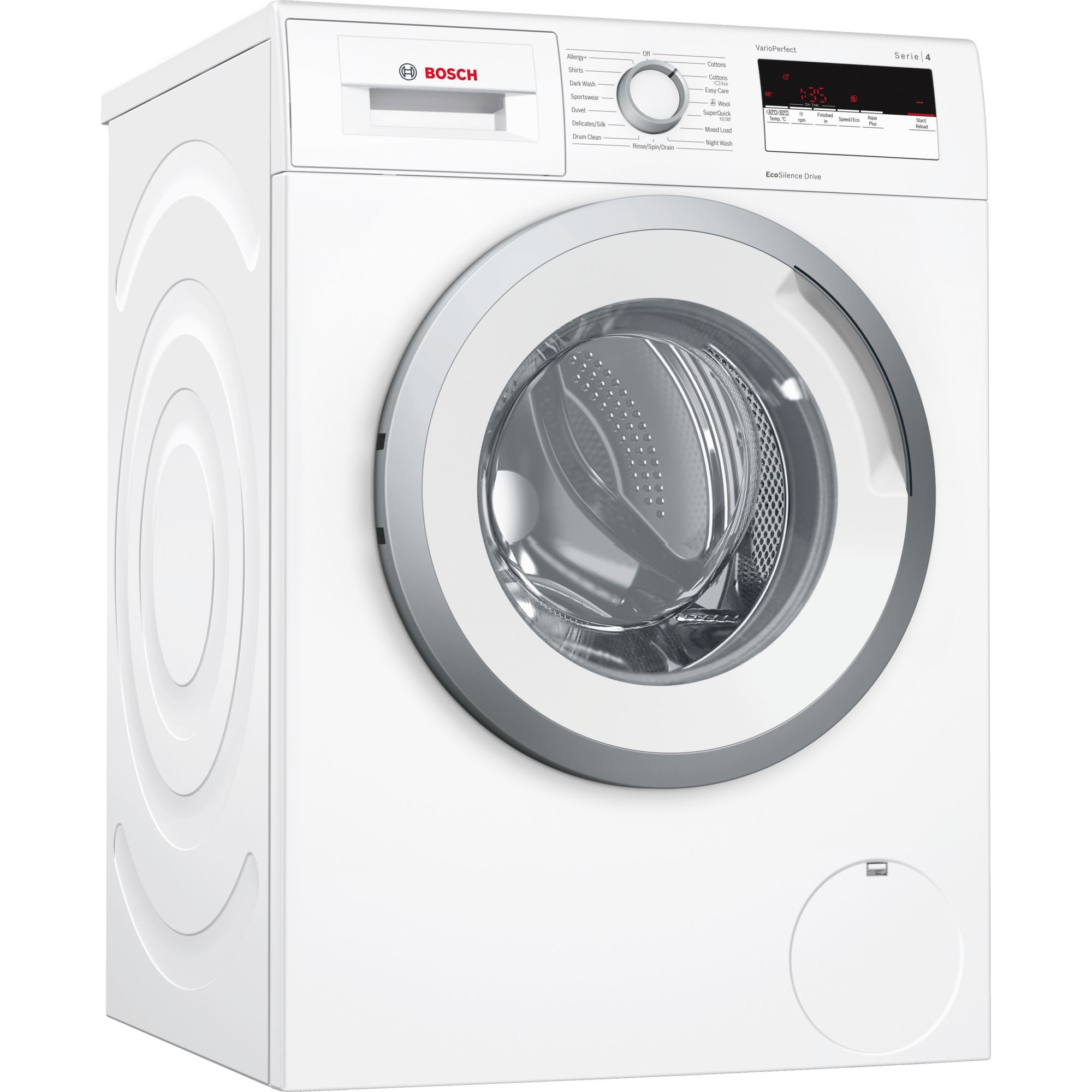 Bosch Serie 4 WAN28108GB Washing Machine White 8kg Load A+++ Energy