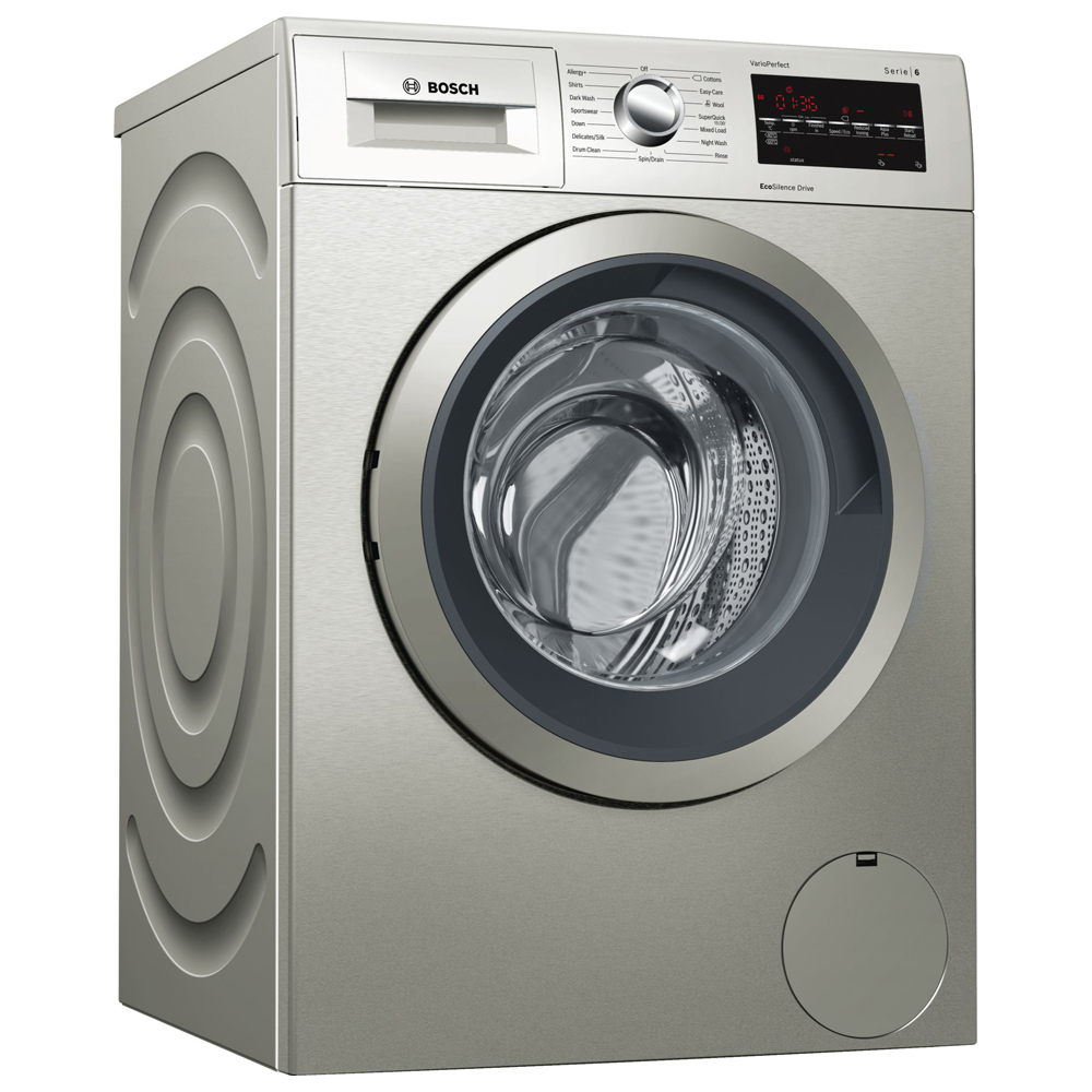 Bosch Serie 6 WAT2840SGB Washing Machine Freestanding A+++ 9kg Silver