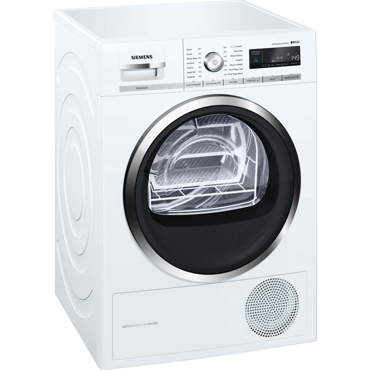 Siemens iQ500 WT47W591GB Tumble Dryer Condenser 8 kg A++ White